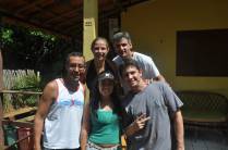 Com o simpático casal de Vitória, Amanda e Vítor, em Fernando de Noronha - PE