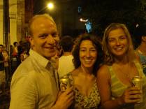 Com o Tomas e a Francesca no pré-carnaval em Olinda - PE