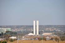 Congresso Nacional visto da torre de TV em Brasília - DF