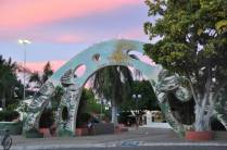 Céu cor de rosa na cidade de Caracol, próximo ao Parque Nacional das Confusões - PI