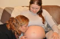 Dani e a Luiza, que está chegando!