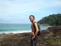 Início da caminhada para a Prainha, em Itacaré - BA