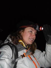 Madrugada no refúgio do Cotopaxi, antes de descer para o estacionamento (Equador)