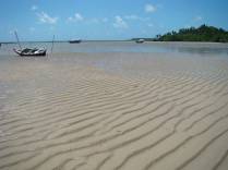 Maré baixa em Moreré, na Ilha de Boipeba - BA