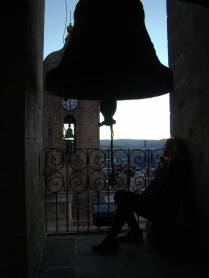 No alto da torre da Catedral, em Potosí - Bolívia