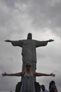 O Cristo Redentor, no Rio de Janeiro - RJ