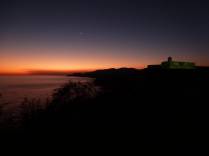 O glorioso entardecer no Castillo San Pedro del Morro, ao sul de  Santiago de Cuba