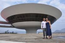 O MAC, arquitetura de Niemeyer, em Niterói - RJ
