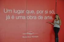 O Museu Oscar Niemeyer, em Curitiba - PR