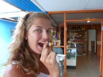 O primeiro charuto cubano, a caminho de Cienfuegos, em Cuba