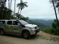 Paisagem do Parque Carlos Botelho no estado de São Paulo