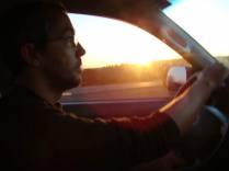 Pôr-do-sol na Washington Luís, chegando em São Carlos - SP