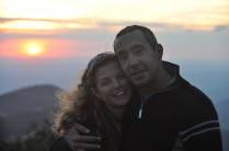 Pôr-do-sol no Pico do Gavião em Andradas - MG