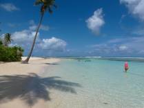 Visual caribenho em Sainte-Anne, no litoral sul de Grande Terre, em Guadalupe