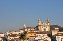 Visão do centro histórico de Ouro Preto - MG