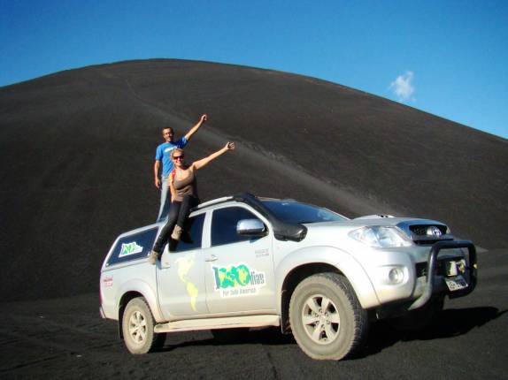 1000dias no Cerro Negro próximo, à León, na Nicarágua.