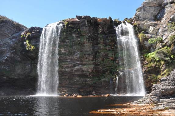 A bela Cachoeira do Bicame, na Lapinha, região da Serra do Cipó - MG A bela Cachoeira do Bicame, na Lapinha, região da Serra do Cipó - MG