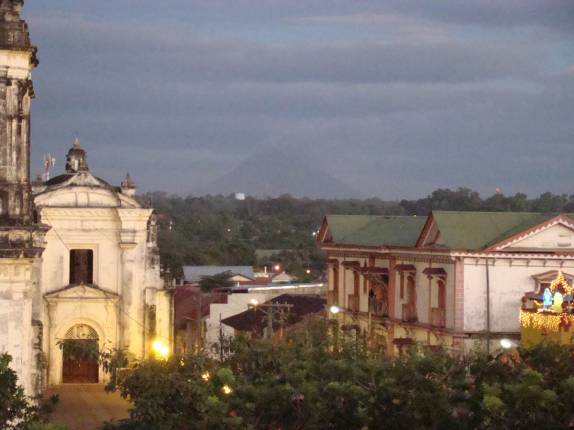 A bela cidade de León vista do alto do Museu dos Revolucionários, na Nicarágua A bela cidade de León vista do alto do Museu dos Revolucionários, na Nicarágua