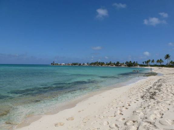 A bela e tranquila Playa de La Boca, ao final da Playa Santa Lucía, no costa nordeste de Cuba