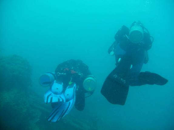 A caminho do naufrágio Santa Catarina, em Abrolhos - BA