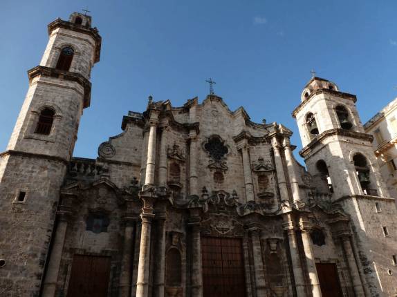 A Catedral de Havana, capital de Cuba