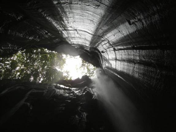 A clarabóia da Cachoeira da Pedra Caída, em Carolina, região da Chapada das Mesas - MA A clarabóia da Cachoeira da Pedra Caída, em Carolina, região da Chapada das Mesas - MA