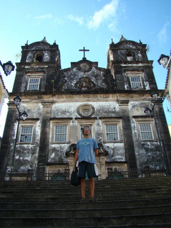 A famosa Escadaria do Carmo, do filme 'O Pagador de Promessas', em Salvador - BA