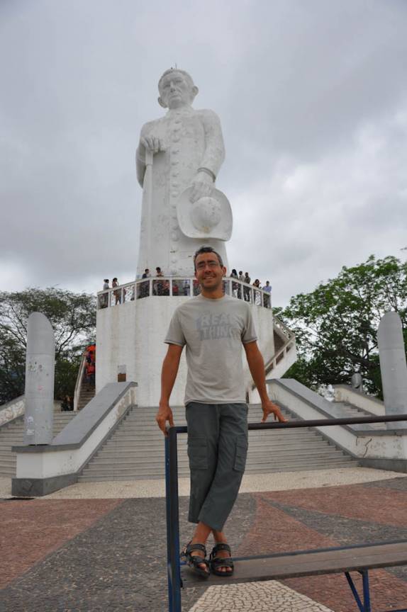 A famosa estátua do Padre Cícero, em Juazeiro do Norte - CE