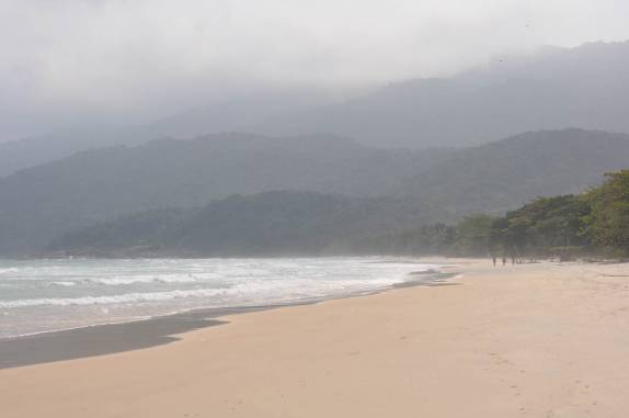 A famosa praia de Lopes Mendes, na Ilha Grande - RJ
