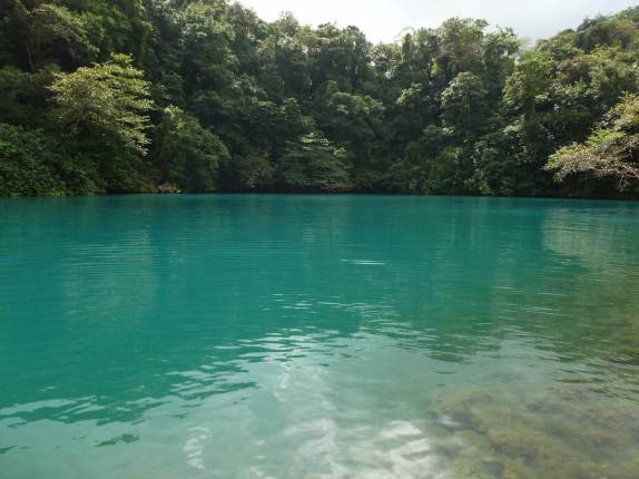 A fantástica Blue Lagoon, em Port Antonio, no nordeste da Jamaica