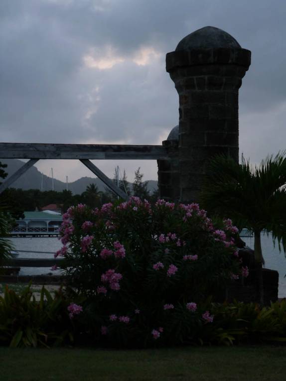 A histórica English Harbour, no sul de Antígua, no Caribe A histórica English Harbour, no sul de Antígua, no Caribe