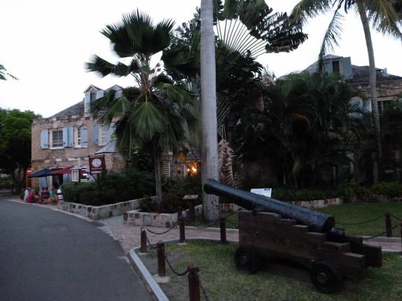 A histórica English Harbour, no sul de Antígua, no Caribe A histórica English Harbour, no sul de Antígua, no Caribe