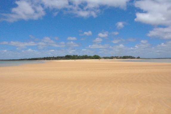 A longa ponta de areia em Corumbau - BA A longa ponta de areia em Corumbau - BA