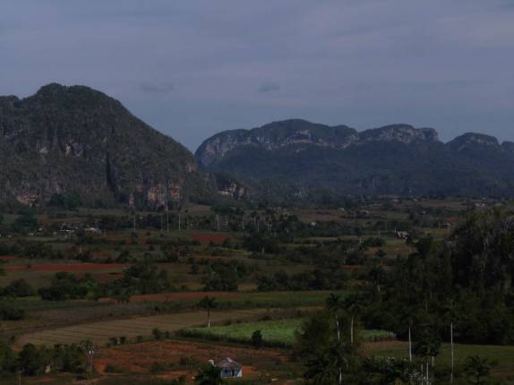 A montanhosa região de Viñales, no oeste de Cuba