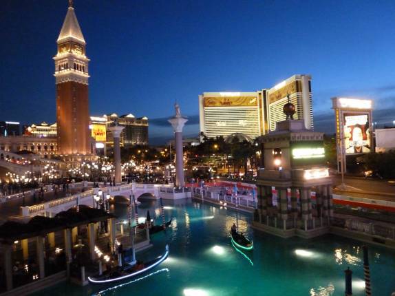 A pequena Veneza de Las Vegas - Nevada, nos Estados Unidos A pequena Veneza de Las Vegas - Nevada, nos Estados Unidos
