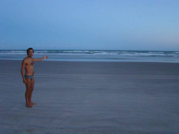 A praia em Mangue Seco (BA), bem no fim de tarde A praia em Mangue Seco (BA), bem no fim de tarde