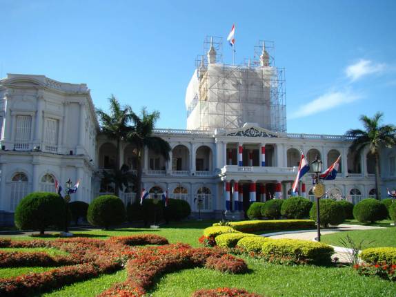 A sede do governo, em Asunción - Paraguai A sede do governo, em Asunción - Paraguai