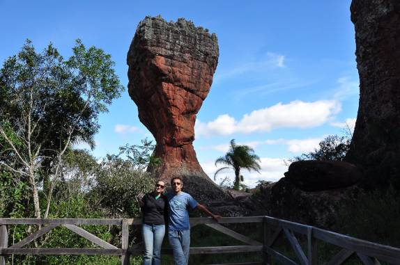 A Taça, símbolo do Parque de Vila Velha, no Paraná A Taça, símbolo do Parque de Vila Velha, no Paraná