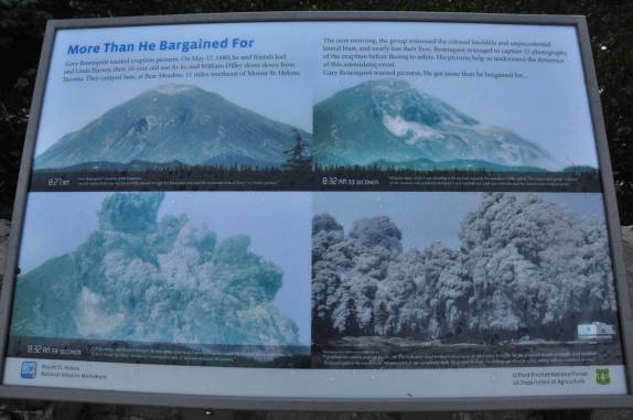 Algumas das fotos tiradas por Gary Rosenquist da erupção do Santa ...