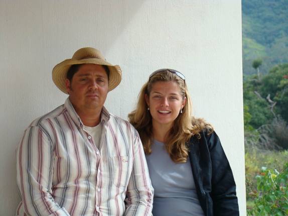 Ana e Rodrigo na fazenda São Francisco, bem pé-de-serra, em Carrancas - MG