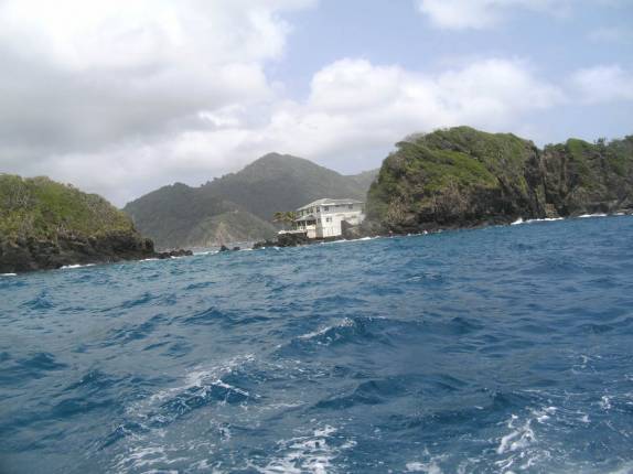 Antiga casa de Ian Fleming, em ilhota na costa de Speyside - Tobago