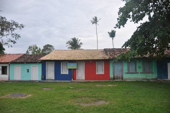 As casa coloridas do Quadrado, em Trancoso - BA