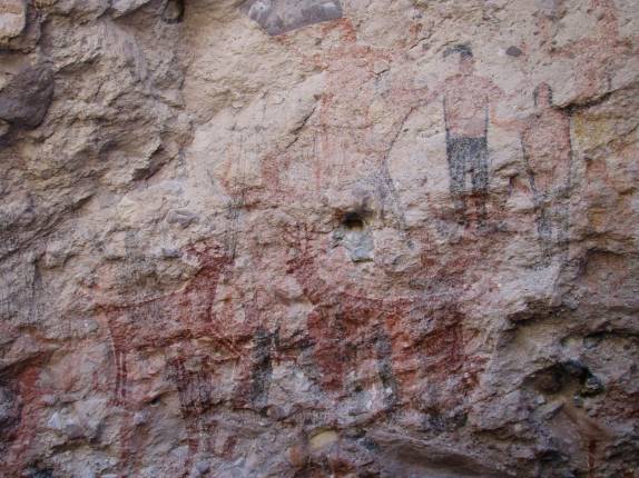 As incríveis pinturas rupestres na Sierra de Santa Marta, região de San Ignacio, no deserto Vizcaino (Baja California - México)