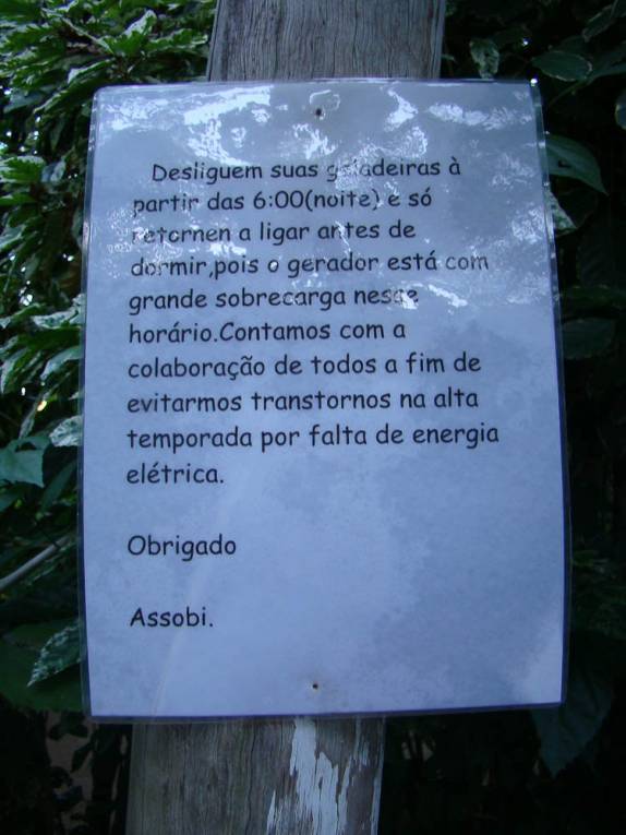 Aviso para a comunidade do Bonete em Ilha Bela - SP Aviso para a comunidade do Bonete em Ilha Bela - SP
