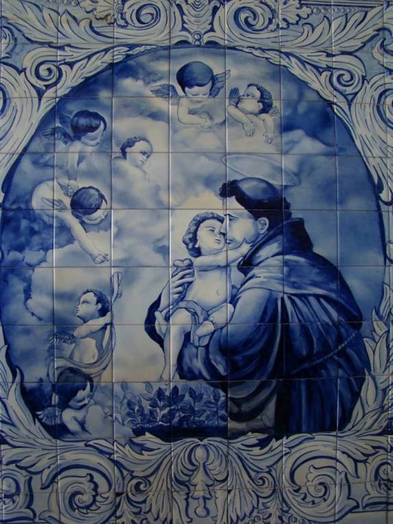 Azulejos portugueses do Mosteiro de Santo Antonio, no Rio de Janeiro - RJ Azulejos portugueses do Mosteiro de Santo Antonio, no Rio de Janeiro - RJ