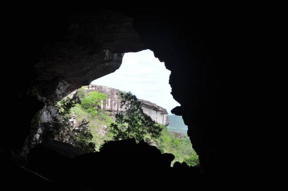 Boca da caverna Lapão, em Lençóis, na Chapada Diamantina - BA