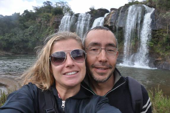 Cachoeira da Fumaça em Carrancas - MG. Não é aconselhável nadar...