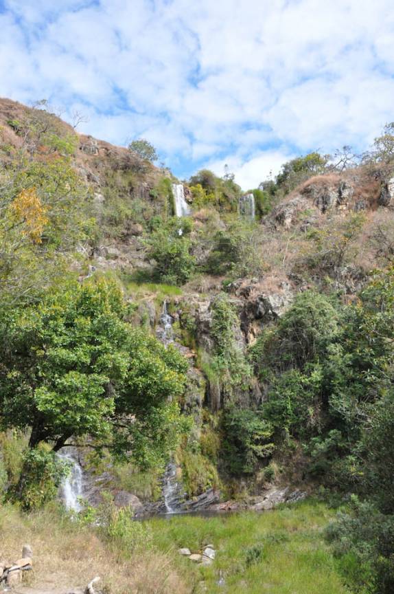 Cachoeira da Gurita, nascente do Rio Araguari, em São João Batista, na região da Serra da Canastra - MG