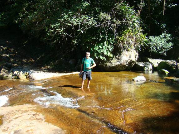 Cachoeira da Laje na Trilha do Bonete em Ilha Bela - SP Cachoeira da Laje na Trilha do Bonete em Ilha Bela - SP