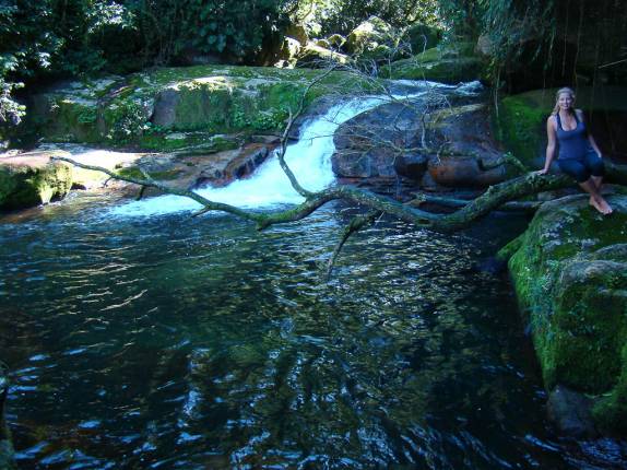Cachoeira da Laje na Trilha do Bonete em Ilha Bela - SP Cachoeira da Laje na Trilha do Bonete em Ilha Bela - SP